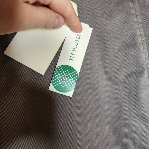 NWT Hawker Rye Stitch Fix essential wash chino short grey granite. Men's 36. - Picture 8 of 16